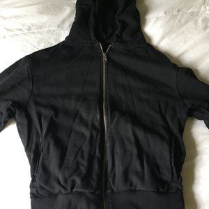 Black All-Saints Ruched-back Hoodie